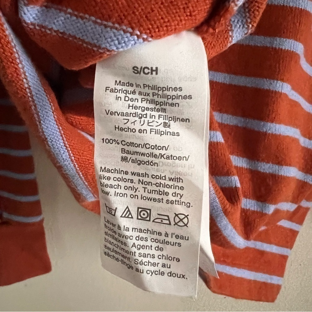 Madewell Luxe Raglan Sweatshirt in Stripe Size Small - Picture 5 of 5